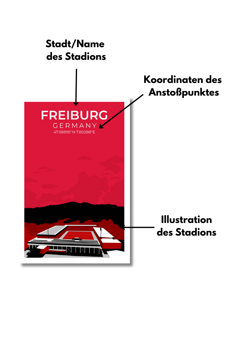 Deine individuelle Stadion Illustration