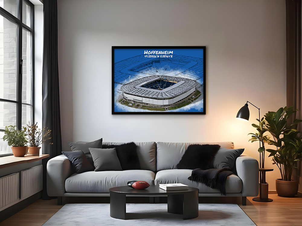 Stadion Poster Hoffenheim Art Print