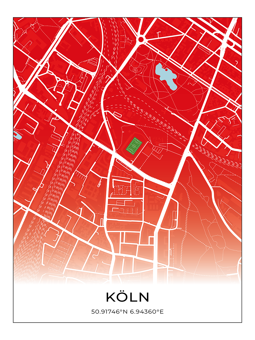 Stadion Poster Köln - Südstadion