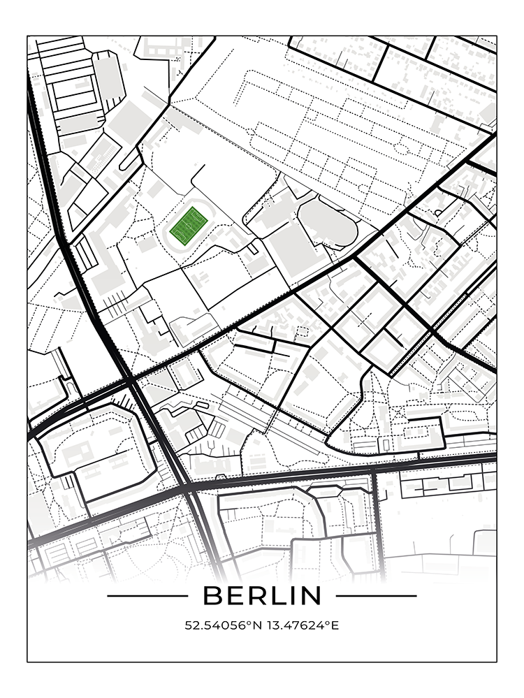 Stadion Poster Berlin - Sportforum Hohenschönhausen