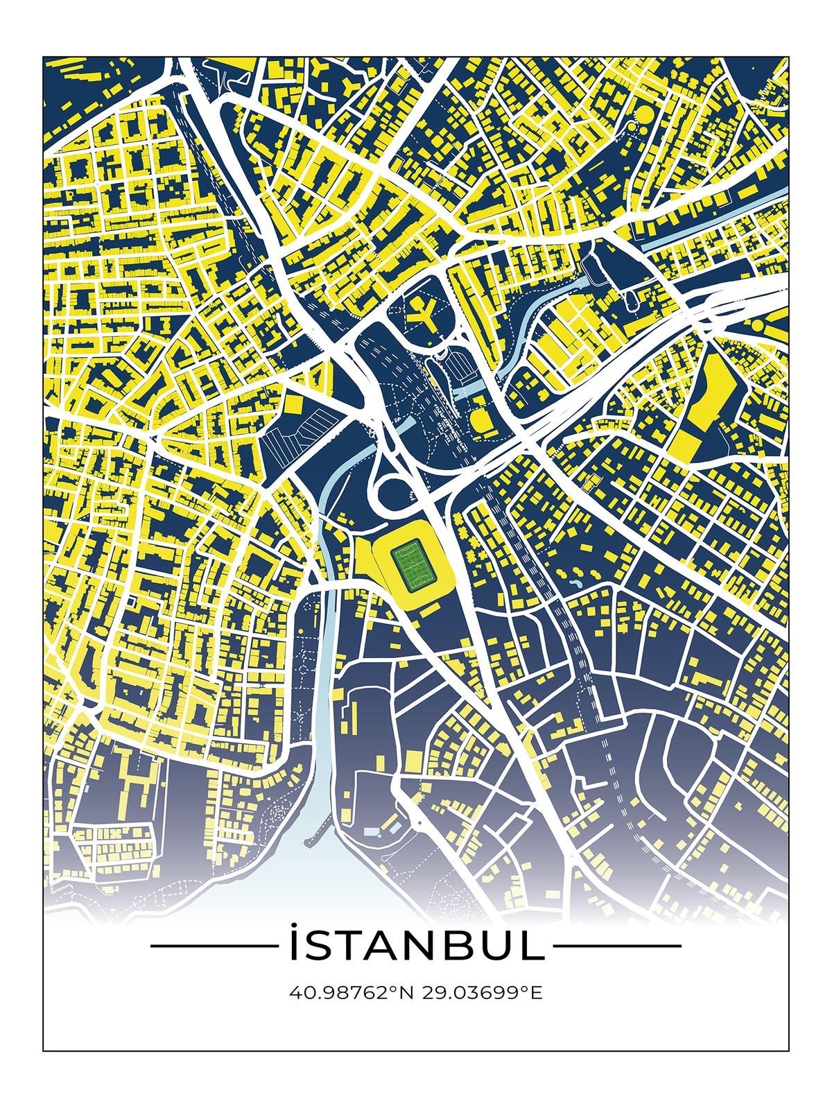 Stadion Poster Istanbul - Ulker Fenerbahce Sukru Saracoglu Stadium