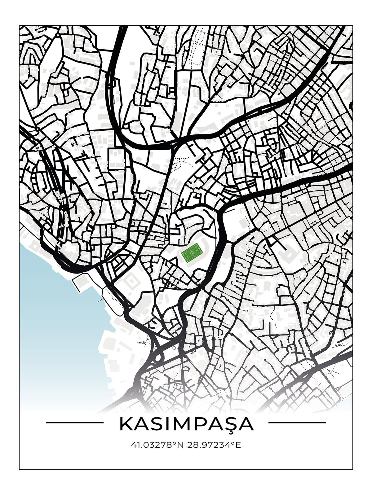Stadion Poster Kasımpaşa Istanbul