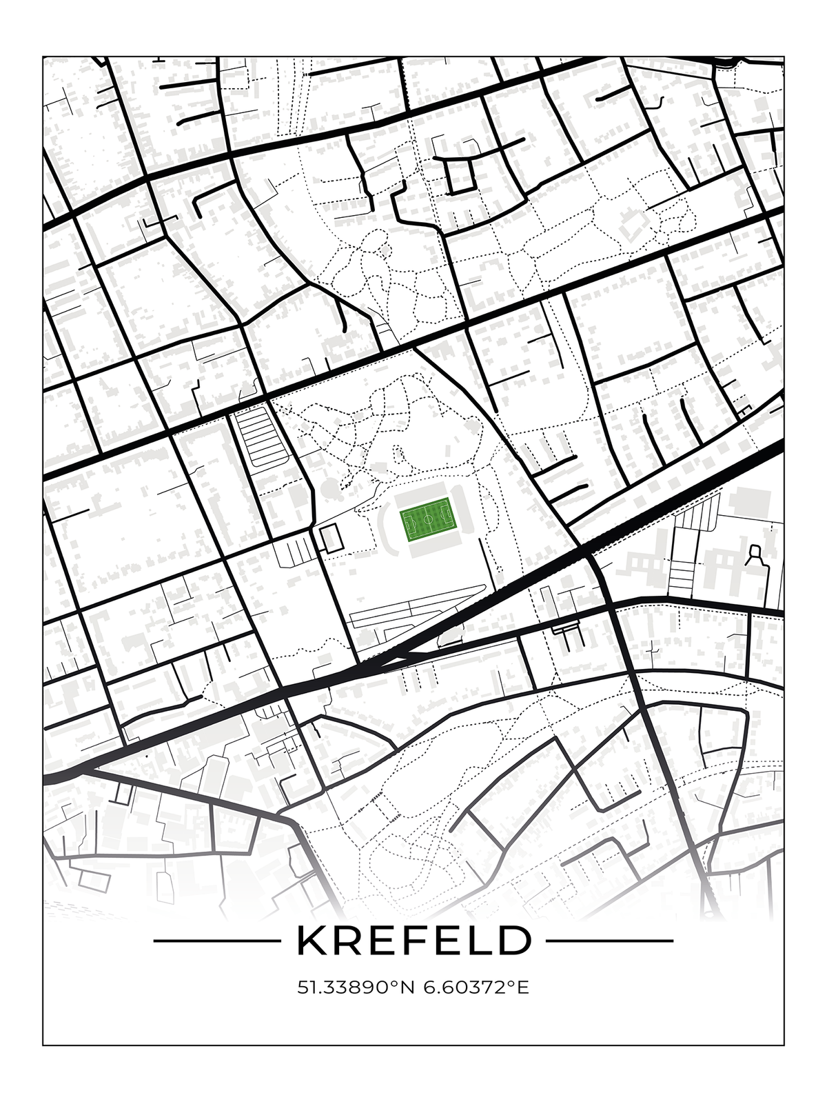Stadion Poster Krefeld