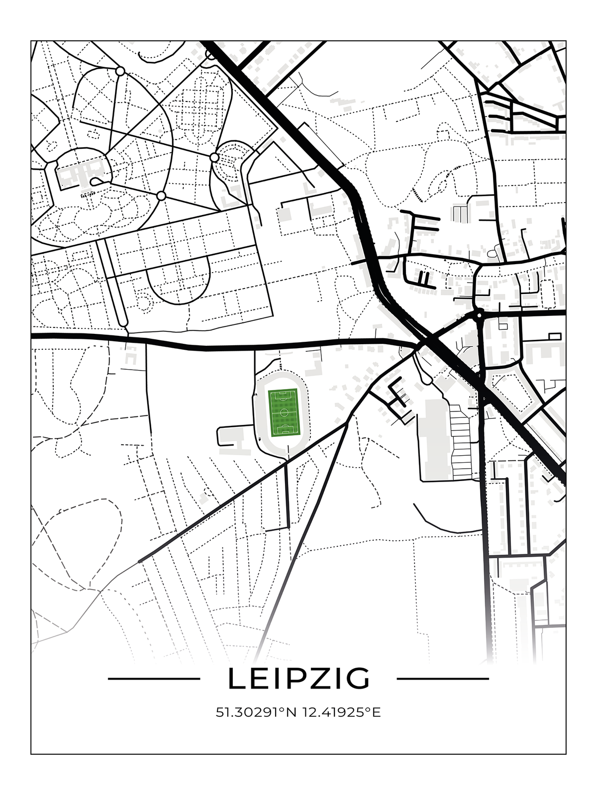 Stadion Poster Leipzig