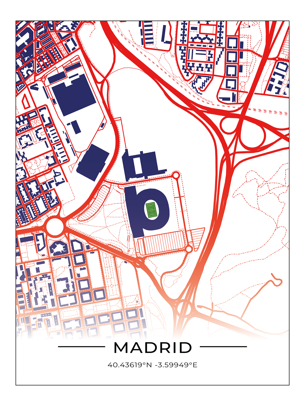 Stadion Poster Madrid - Wanda Metropolitano