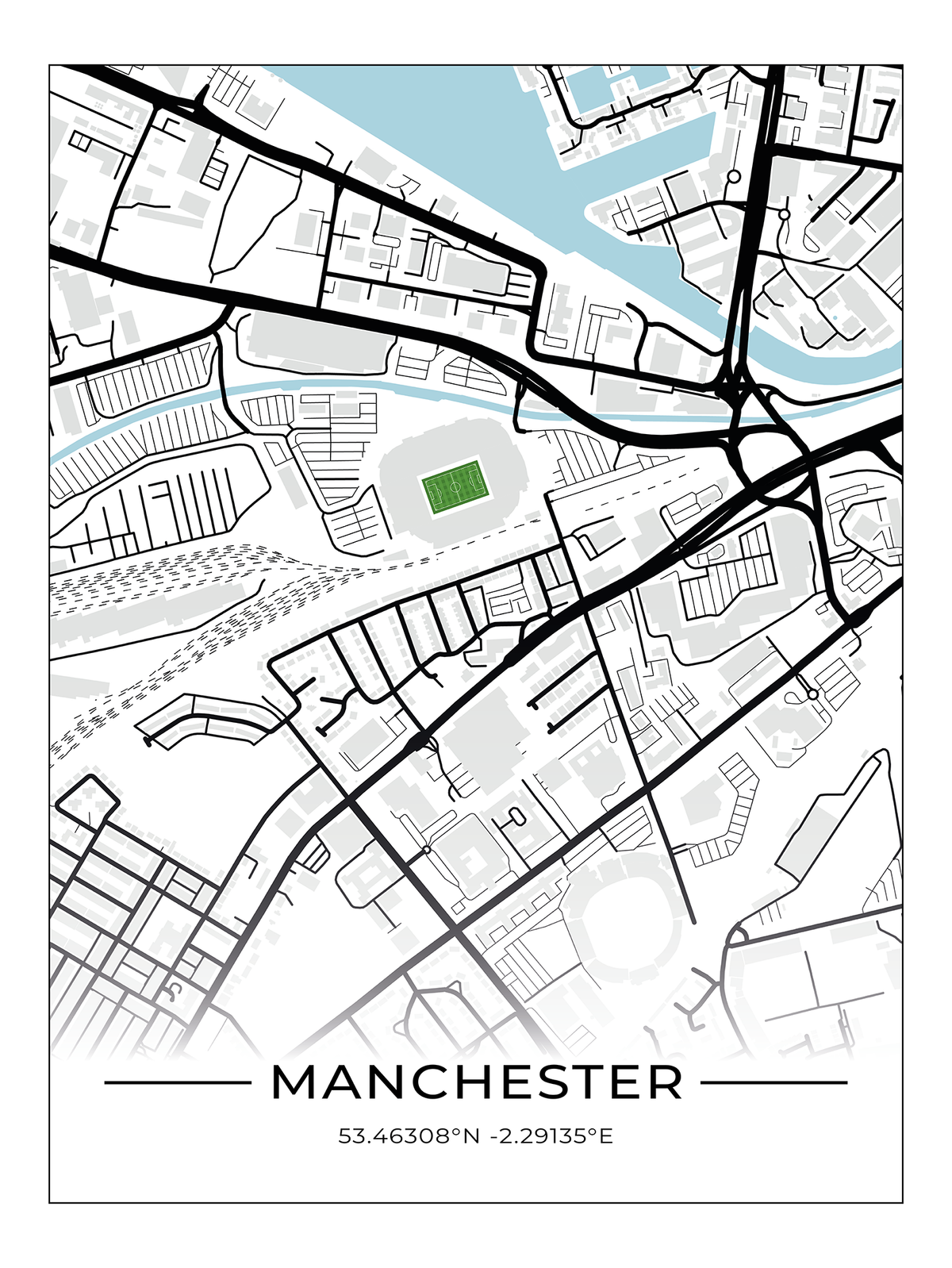 Stadion Poster Manchester - Old Trafford