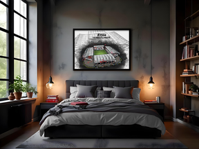 Stadion Poster Essen Art Print