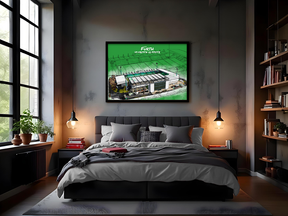 Stadion Poster Fürth Art Print