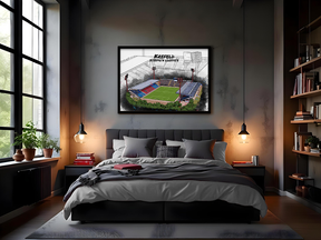 Stadion Poster Krefeld Art Print