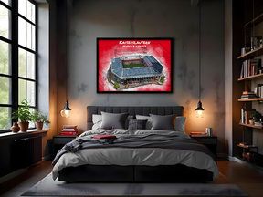 Stadion Poster Kaiserslautern Art Print