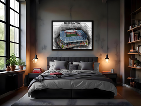 Stadion Poster Kaiserslautern Art Print