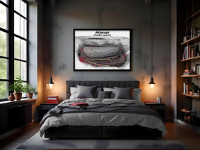 Stadion Poster München Art Print