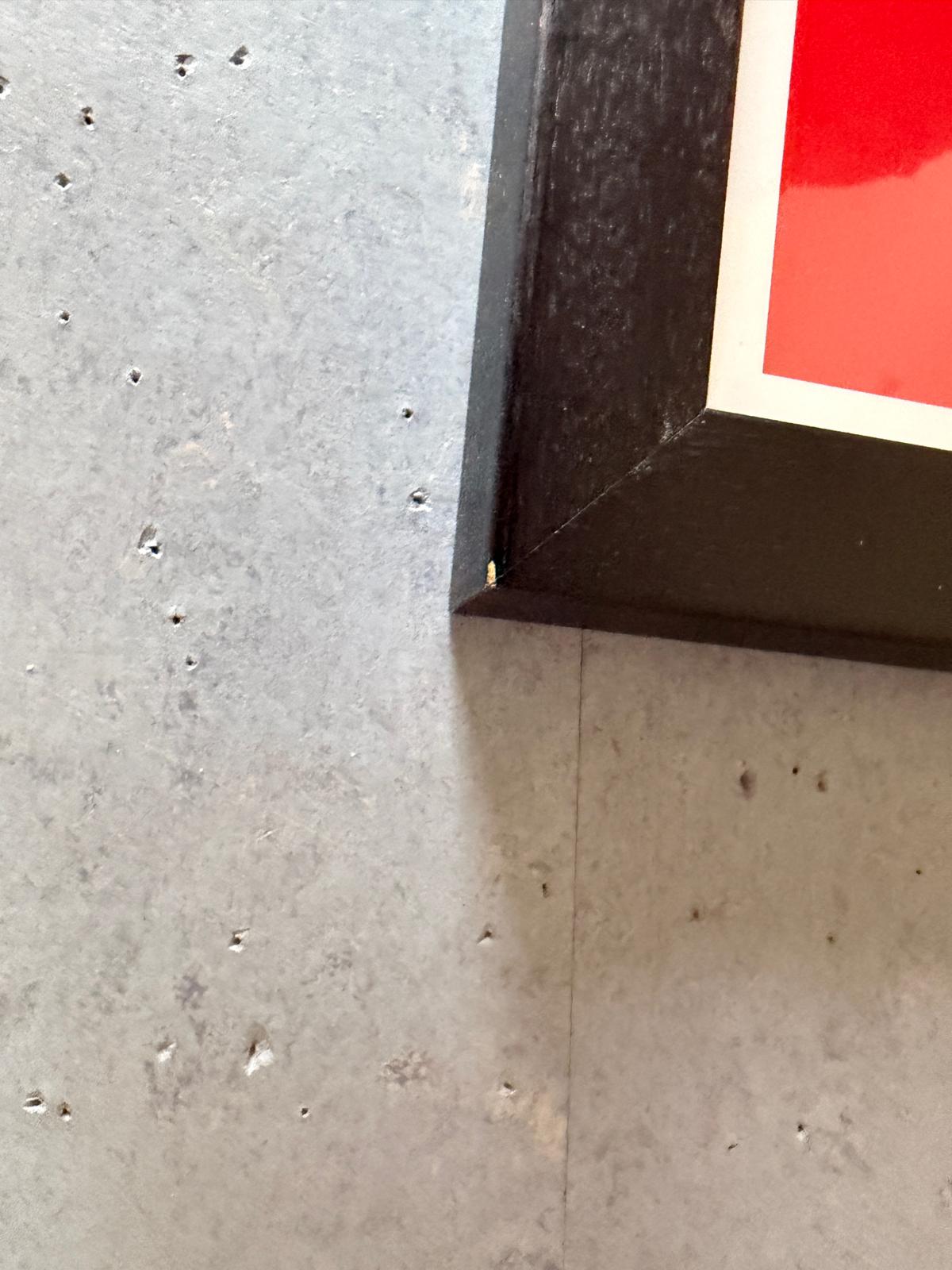 (B-Ware) Stadion Illustration Köln, 35x40 cm mit schwarzem Rahmen