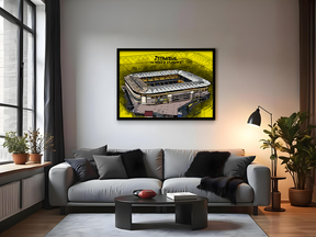 Stadion Poster Istanbul Art Print - Stadtteil Kadıköy, Istanbul