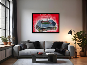 Stadion Poster Kaiserslautern Art Print