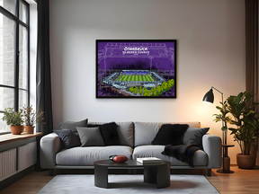 Stadion Poster Osnabrück Art Print