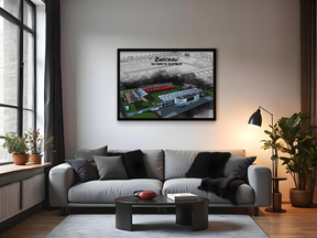 Stadion Poster Zwickau Art Print