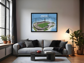Stadion Poster München Art Print