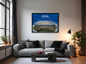 Stadion Poster Schalke Art Print