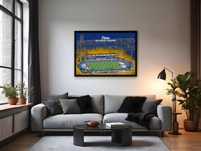 Stadion Poster Jena Art Print - Altes Stadion