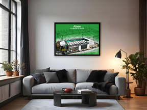 Stadion Poster Fürth Art Print
