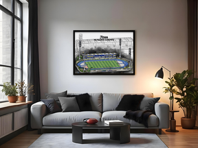 Stadion Poster Jena Art Print - Altes Stadion