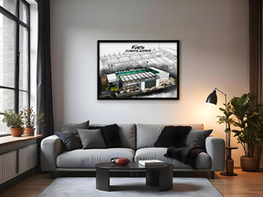 Stadion Poster Fürth Art Print