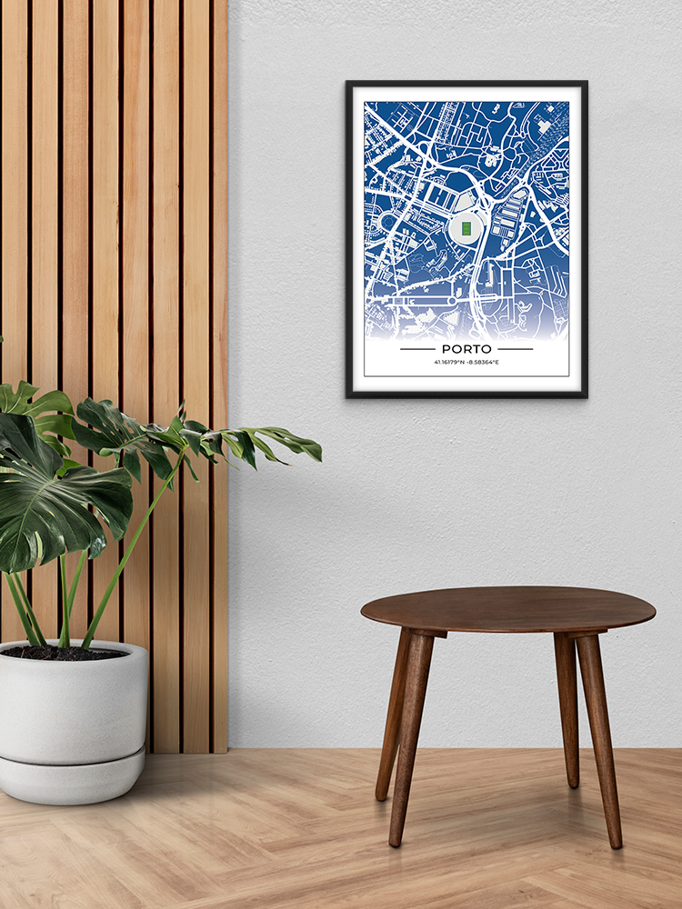 Stadion Map Poster Porto