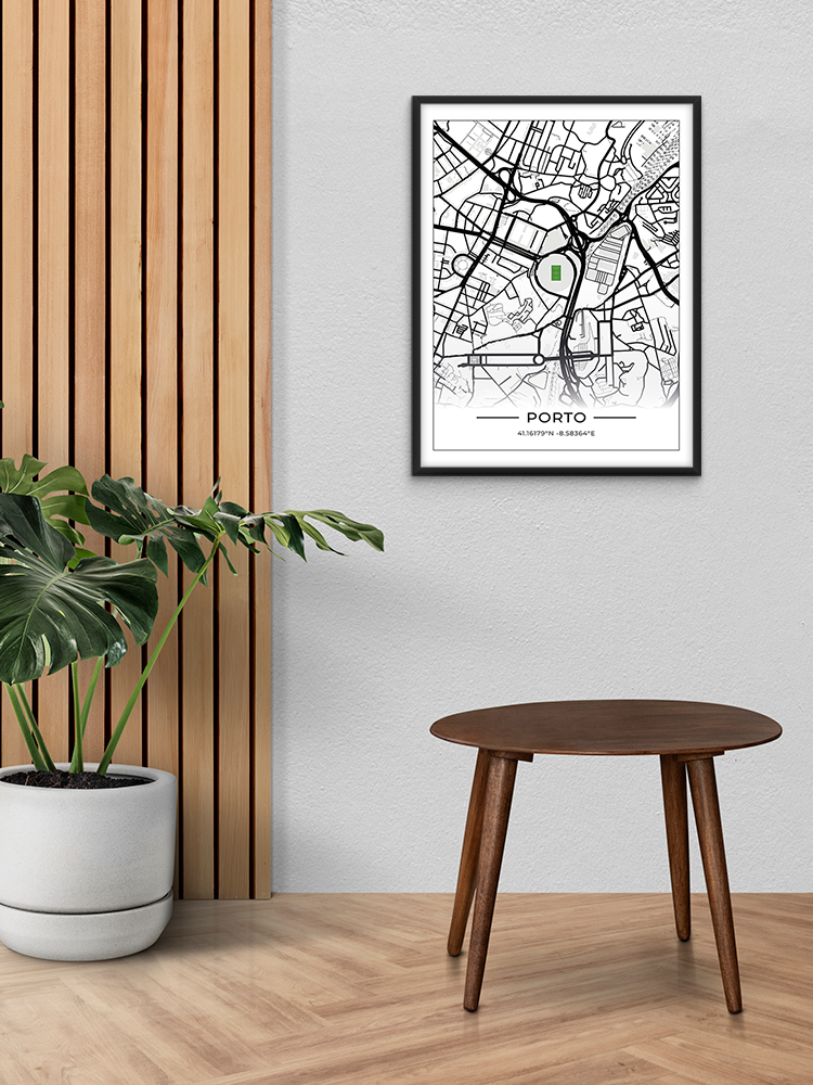 Stadion Map Poster Porto
