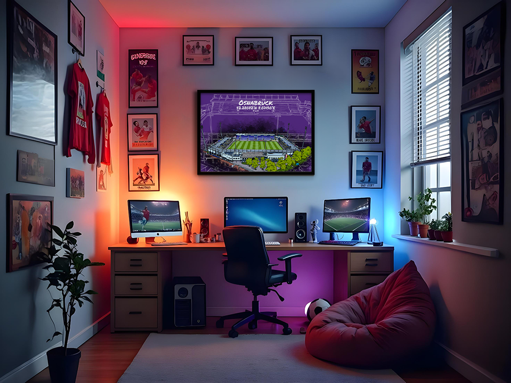 Stadion Poster Osnabrück Art Print