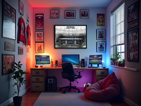 Stadion Poster Hamburg Art Print