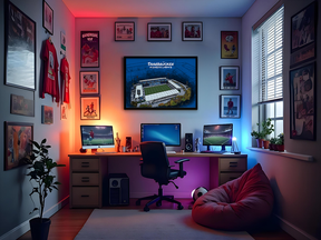 Stadion Poster Saarbrücken Art Print