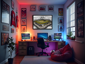 Stadion Poster Aachen Art Print