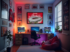 Stadion Poster Stuttgart Art Print