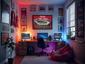 Stadion Poster Nürnberg Art Print