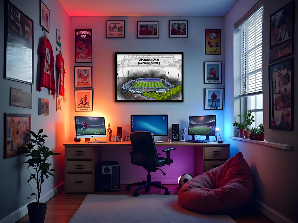 Stadion Poster Osnabrück Art Print