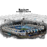 Stadion Poster Bochum Art Print
