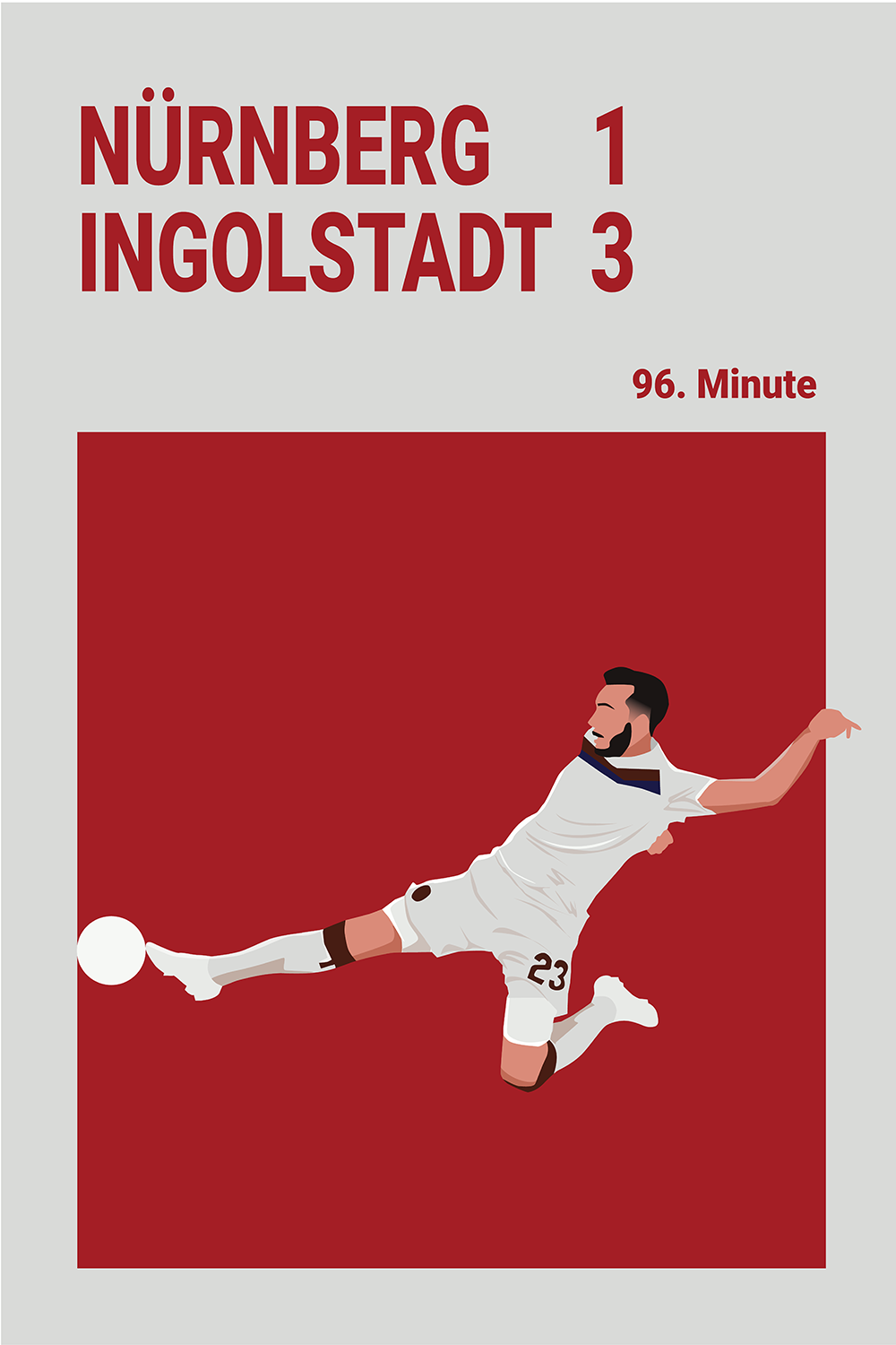 Iconics Poster Schleusener Nürnberg - Ingolstadt