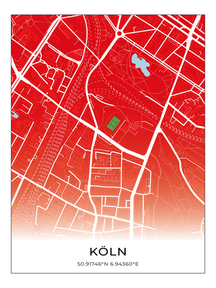 Stadion Poster Köln - Südstadion