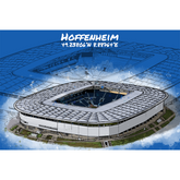 Stadion Poster Hoffenheim Art Print