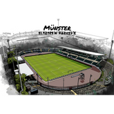 Stadion Poster Münster Art Print