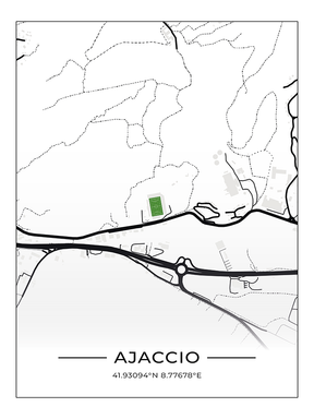 Stadion Poster Ajaccio
