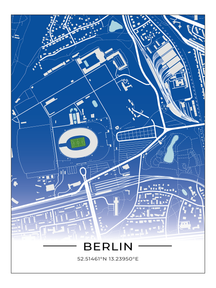 Stadion Poster Berlin - Olympiastadion