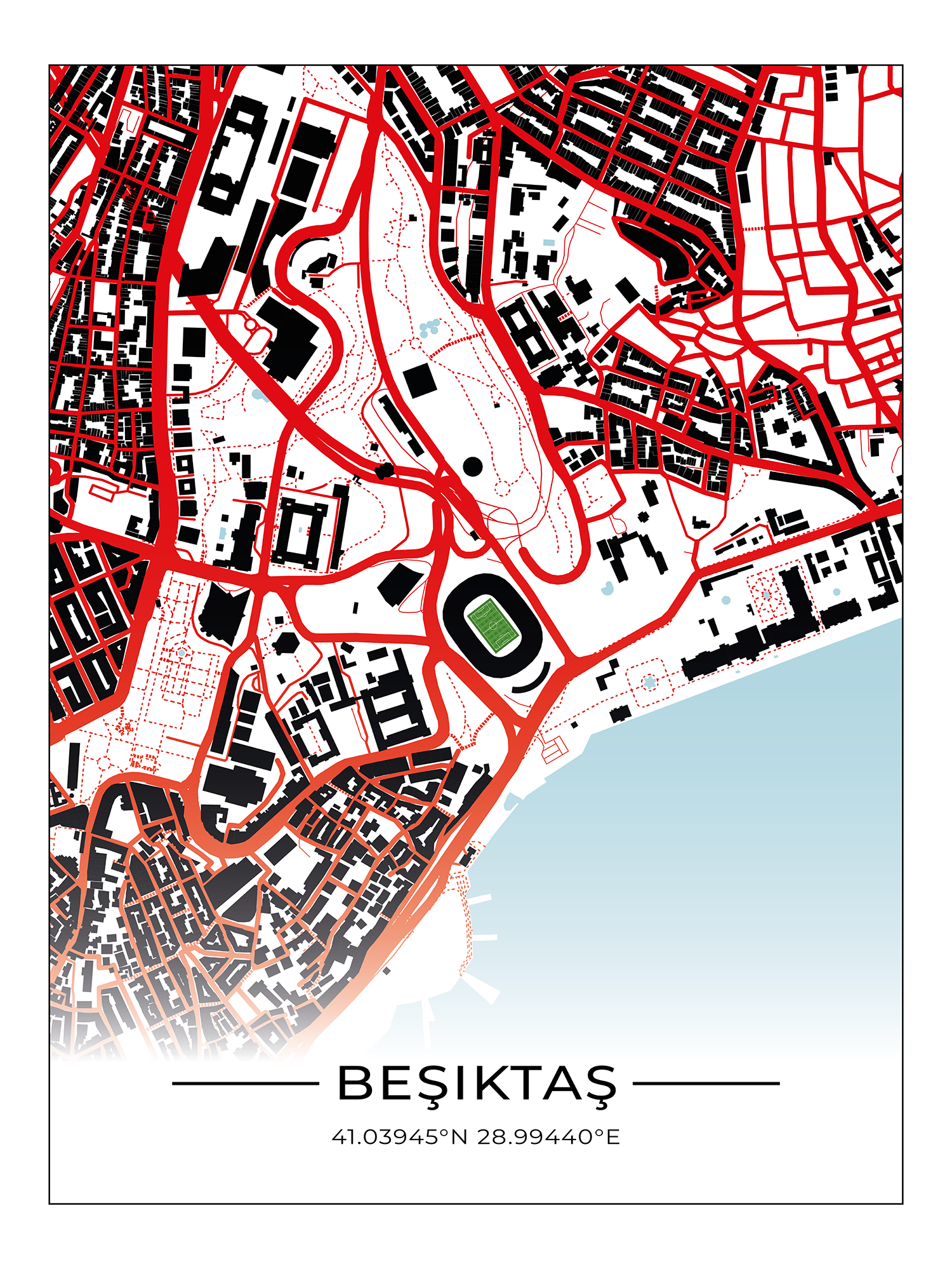 Stadion Poster Beşiktaş Istanbul