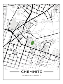 Stadion Poster Chemnitz