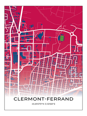 Stadion Poster Clermont-Ferrand