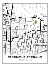 Stadion Poster Clermont-Ferrand
