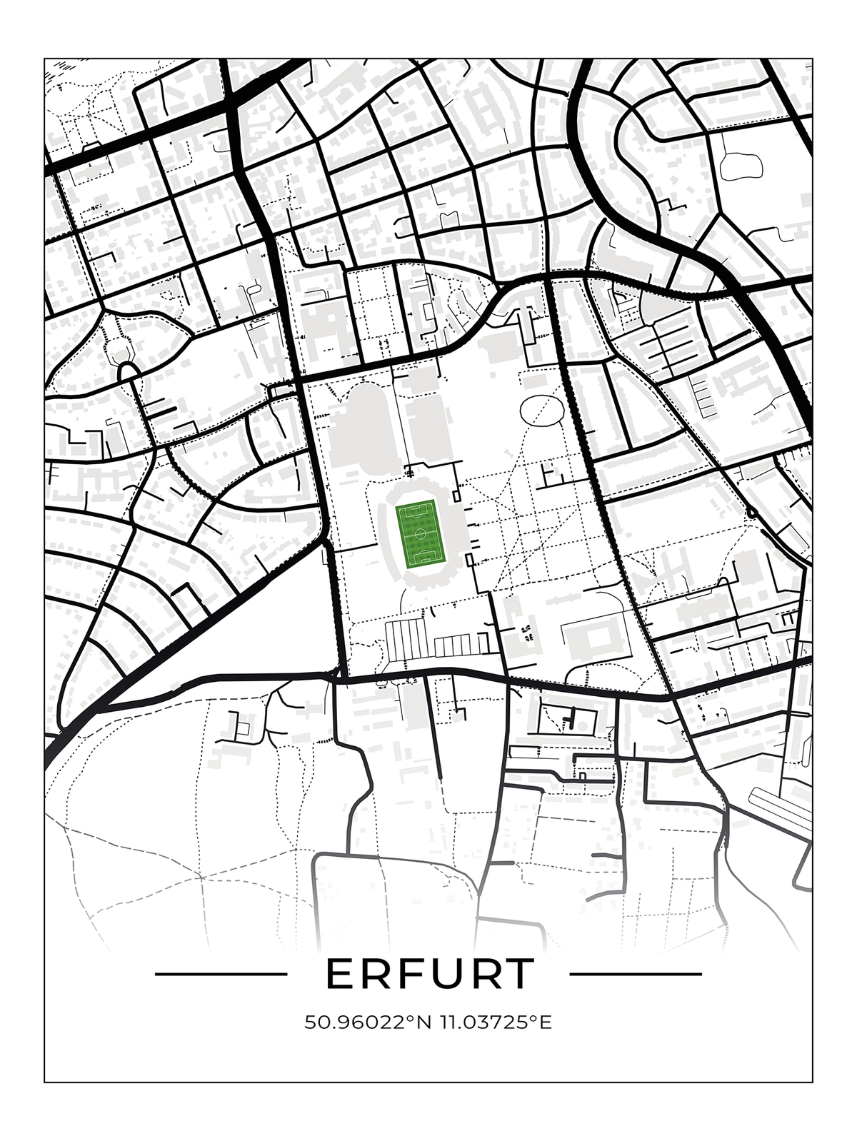 Stadion Poster Erfurt