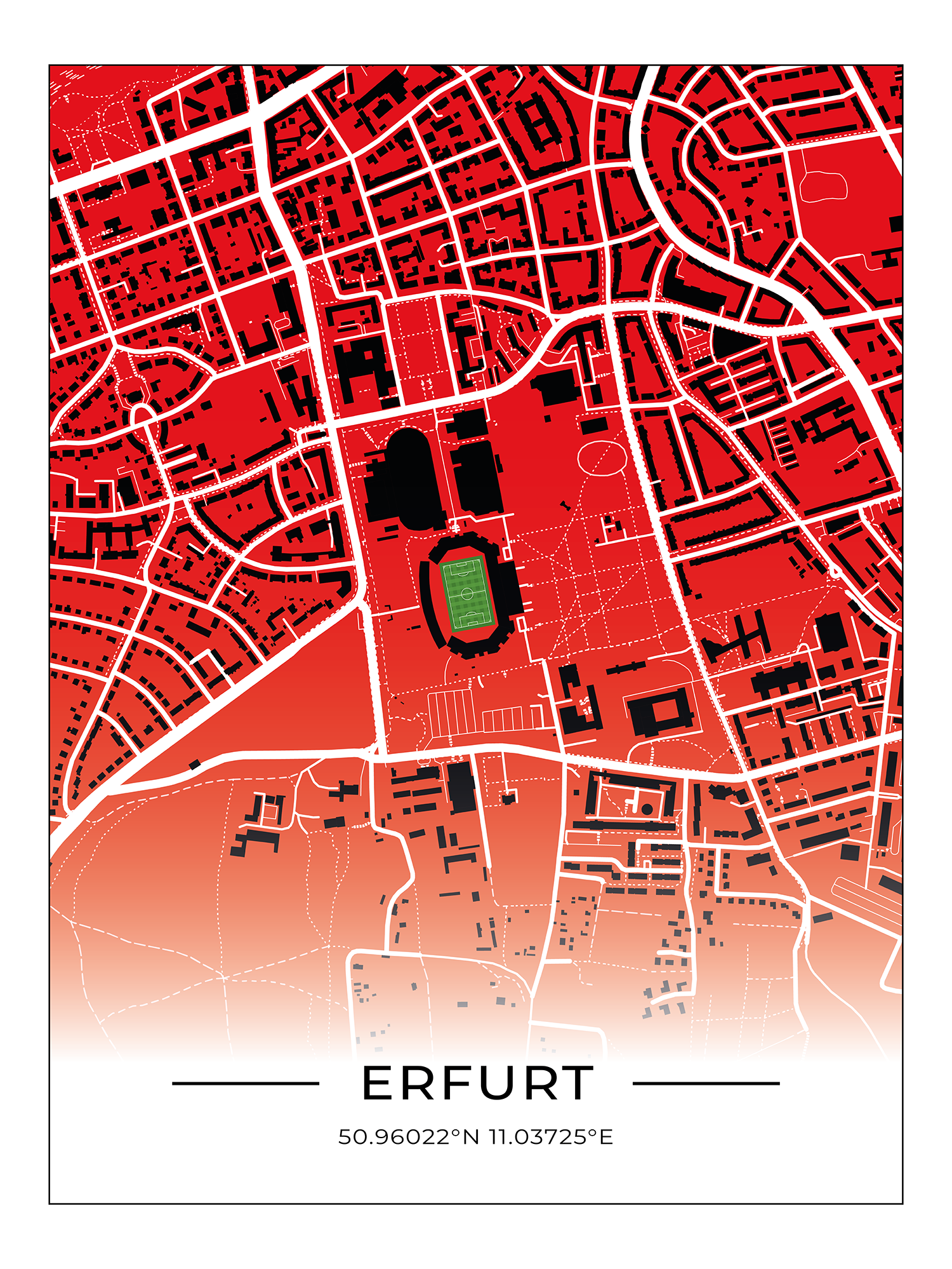 Stadion Poster Erfurt