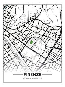 Stadion Poster Florenz